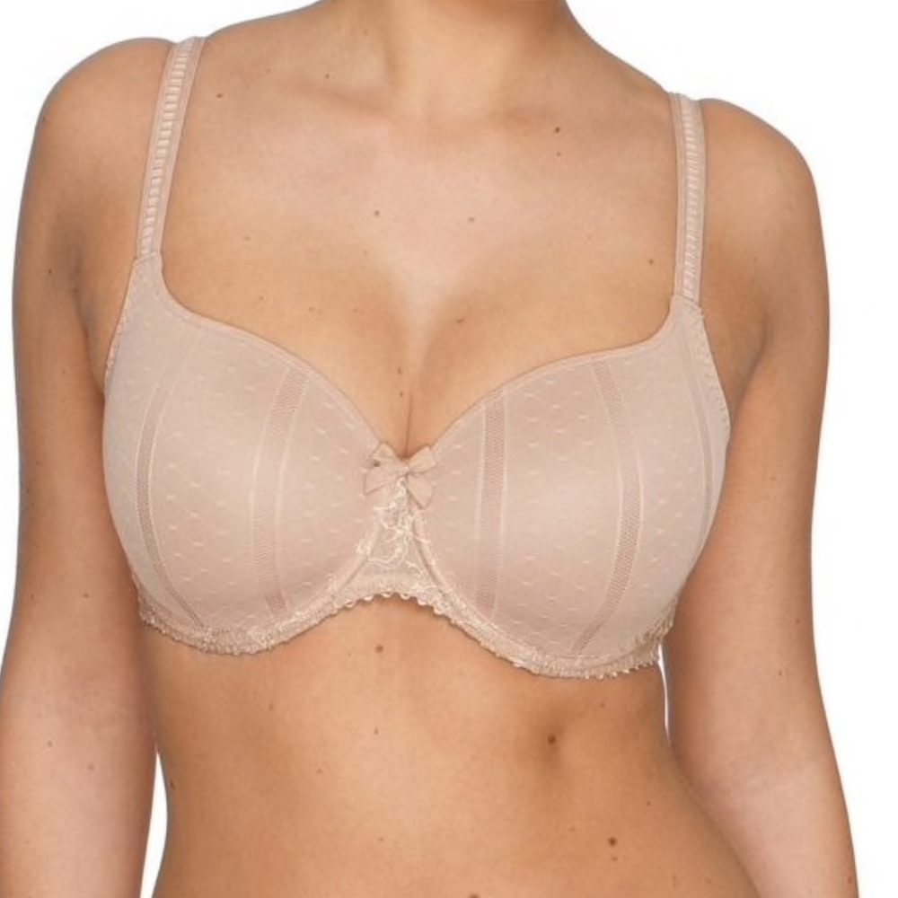 Prima Donna Couture Creme Tshirt Bra 34DDD/34F